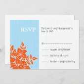 De Kaart van de Reactie van het sinaasappel en van (Voorkant / Achterkant)