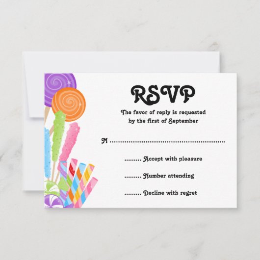 De Kaart van de Reactie van Mitzvah van de Knuppel (Voorkant)