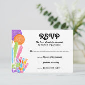 De Kaart van de Reactie van Mitzvah van de Knuppel (Staand voorkant)