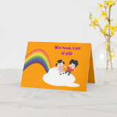 De Kaart van de regenboog en van de Vriendschap (Gele Bloem)