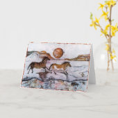 De Kaart van de Rotstekeningen van het Paard van (Gele Bloem)