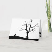 De Kaart van de Rouw van de kat (Voorkant)