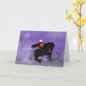 De Kaart van de Ruiter van Halloween (Gele Bloem)