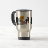 De Kaart van de Scène van de misdaad met het Overz Reisbeker (Voorkant links)