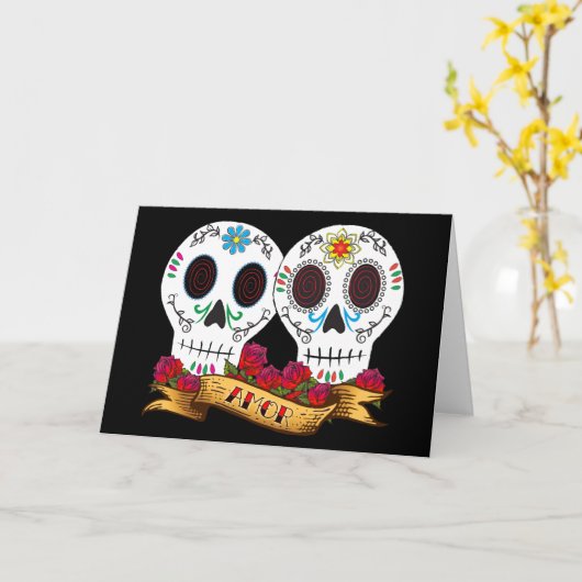 De Kaart van de Schedels van de liefde (Gele Bloem)