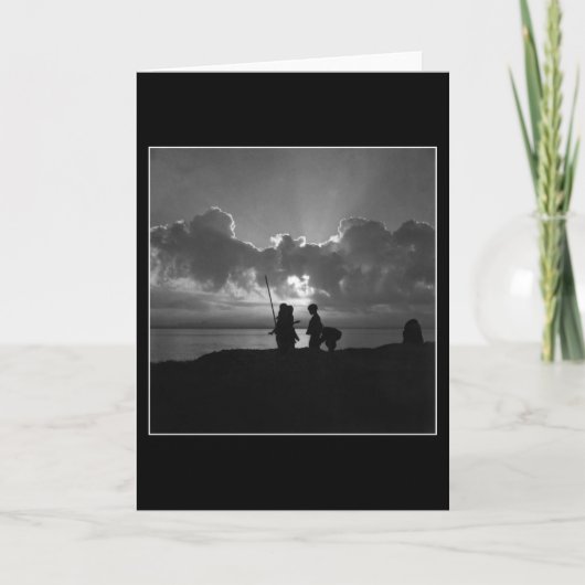 De Kaart van de SCHEMERING van de PRET (zwarte (Voorkant)