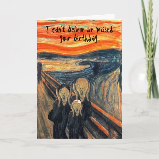 De Kaart van de schreeuw "van de Familie" (Voorkant)