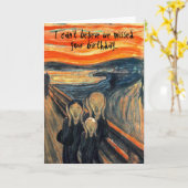 De Kaart van de schreeuw "van de Familie" (Gele Bloem)