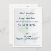 De kaart van de Shetlandeilanden (Voorkant / Achterkant)