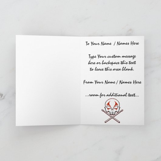 De Kaart van de Slagwerker van het Zware Metaal (Binnen)