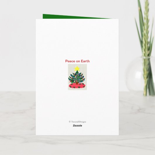 De Kaart van de Slee van de Sneeuwmannen van de (Achterkant)