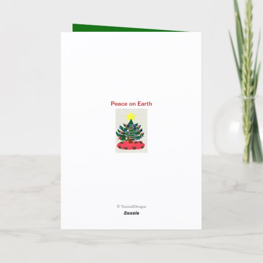 De Kaart van de Slee van de Sneeuwmannen van de (Achterkant)