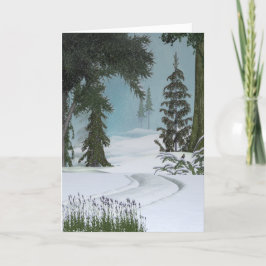De Kaart van de Sleep van de winter