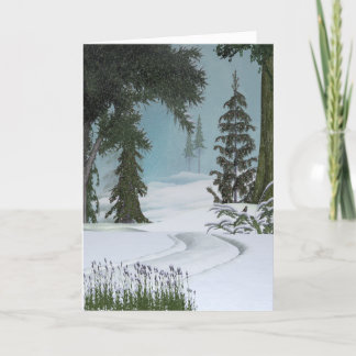 De Kaart van de Sleep van de winter