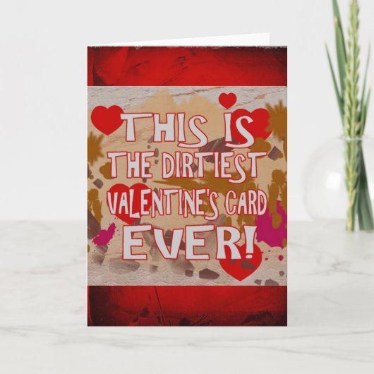 De Kaart van de smerigste Valentijn ooit! (Voorkant)