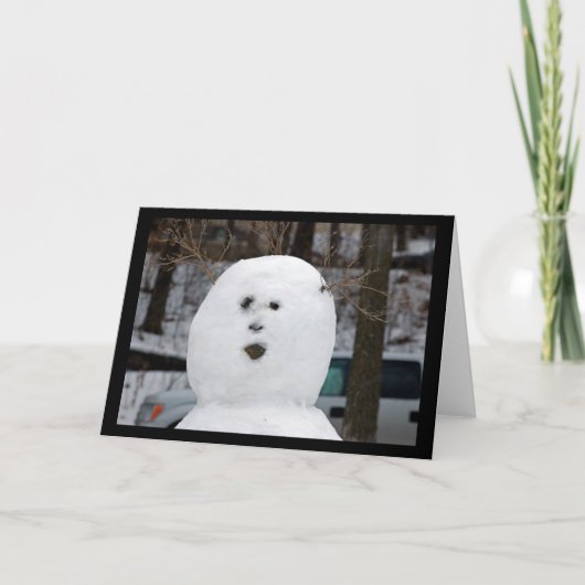 De Kaart van de sneeuwman (Voorkant)