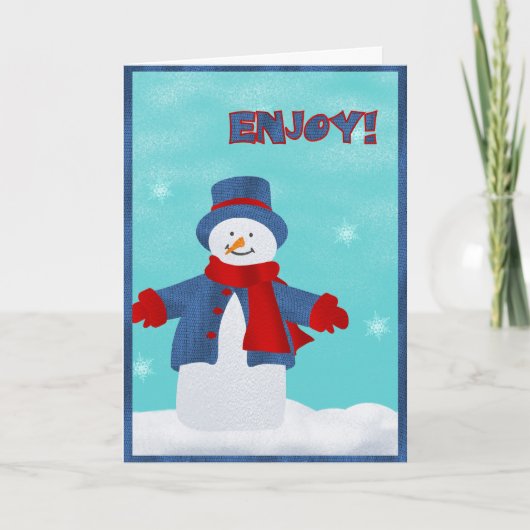 De Kaart van de sneeuwman (Voorkant)