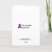 De kaart van de Sneeuwman van Fibromyalgia (Achterkant)