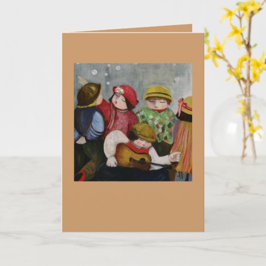 De kaart van de Speler van de Gitaar (Gele Bloem)