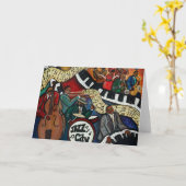 De Kaart van de Stad van de jazz (Gele Bloem)