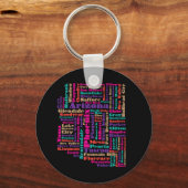 DE KAART VAN DE STEDEN VAN ARIZONA SLEUTELHANGER (Voorkant)