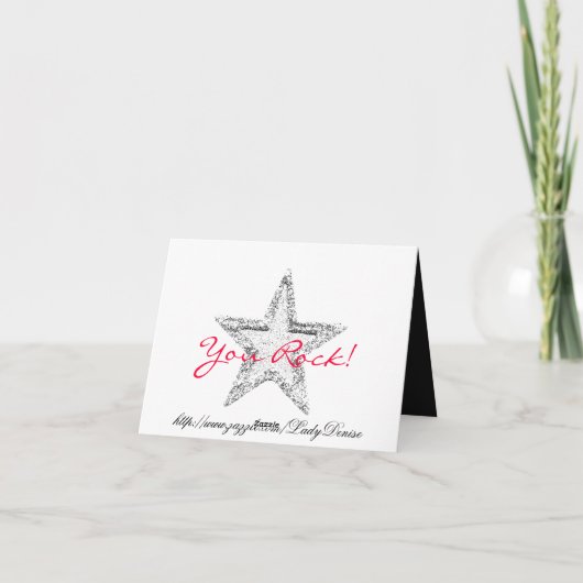 De Kaart van de Ster van de rots (Achterkant)