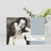 De Kaart van de Strepen van de Chanoeka (Staand voorkant)