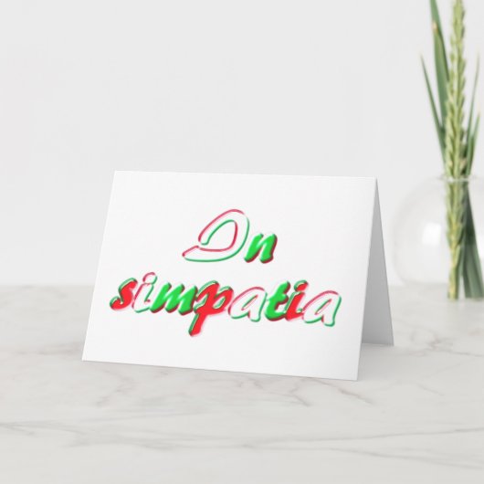 De kaart van de sympathie (Voorkant)