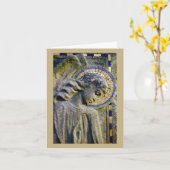 De Kaart van de sympathie met het Beeldhouwwerk (Gele Bloem)