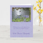 De Kaart van de sympathie met Zwaan en Bos (Gele Bloem)