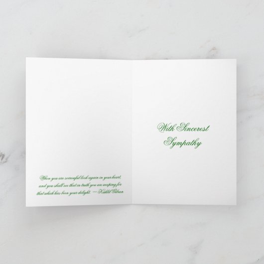 De Kaart van de Sympathie van de bloem (Binnen)