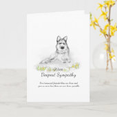 De Kaart van de Sympathie van de hond - de (Gele Bloem)