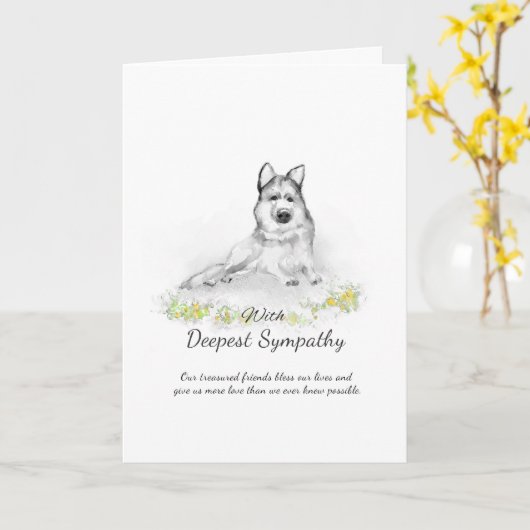 De Kaart van de Sympathie van de hond - de (Gele Bloem)