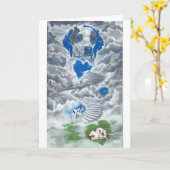 De Kaart van de Sympathie van de Hond van het (Gele Bloem)