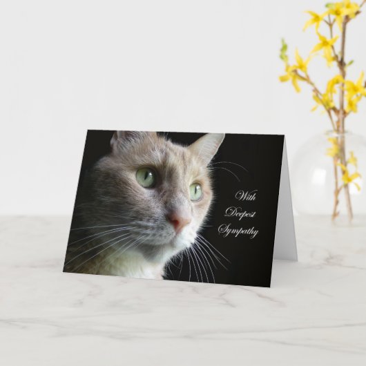 De Kaart van de Sympathie van de kat (Gele Bloem)