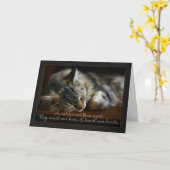 De Kaart van de Sympathie van de Kat van het (Gele Bloem)