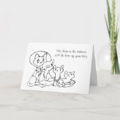 De Kaart van de Sympathie van de Kat van het (Voorkant)