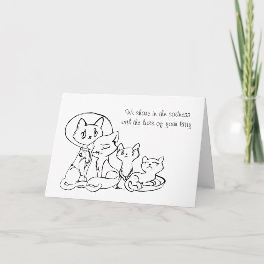 De Kaart van de Sympathie van de Kat van het (Voorkant)