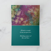 De Kaart van de Sympathie van de lama met vijf (Binnen)