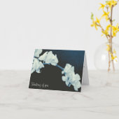 De Kaart van de Sympathie van de orchidee (Gele Bloem)