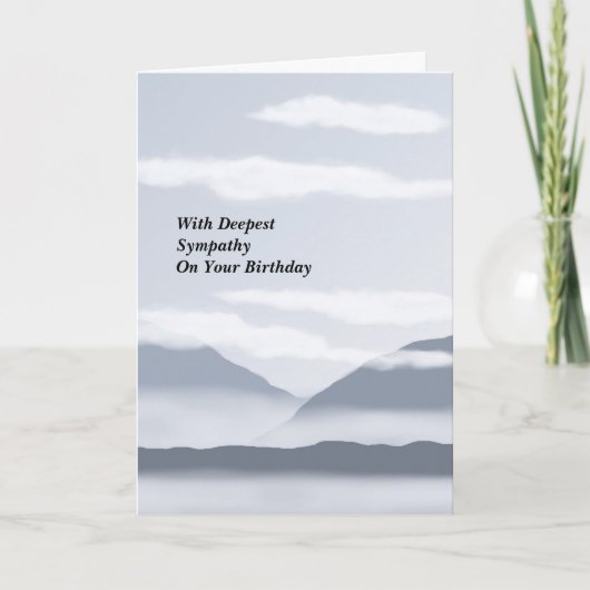 De Kaart van de Sympathie van de verjaardag (Voorkant)