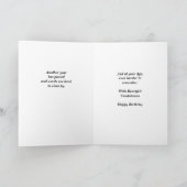 De Kaart van de Sympathie van de verjaardag (Binnen)