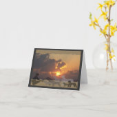 De Kaart van de Sympathie van de Zonsondergang BCD (Gele Bloem)