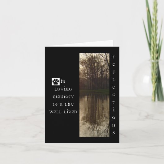 De Kaart van de Sympathie van het huisdier (Voorkant)