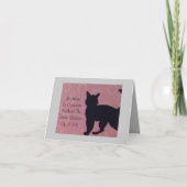 De Kaart van de Sympathie van het huisdier - Kat (Voorkant)