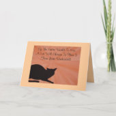 De Kaart van de Sympathie van het huisdier - Kat (Voorkant)