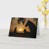 De Kaart van de Sympathie van het Huisdier van het (Gele Bloem)