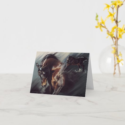 De Kaart van de Sympathie van het paard (Gele Bloem)