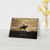 De Kaart van de Sympathie van het Paard van de (Gele Bloem)