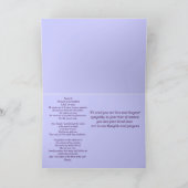 De kaart van de Sympathie van het viooltje (Binnen)